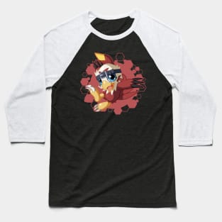 Hawkmon Chibi Baseball T-Shirt